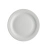 Hvid middagstallerkener i porcelæn inklusiv opvask udlejes i Nordjylland